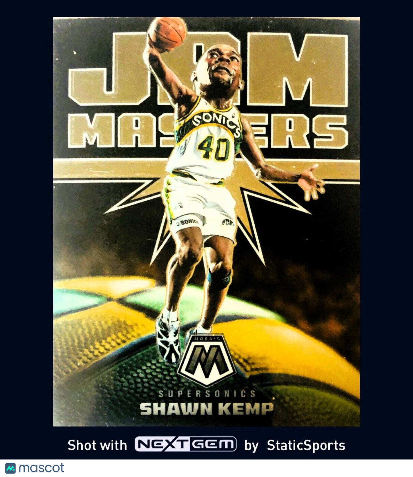 Shawn Kemp - 2021 Panini Mosaic-Jam Masters, #17