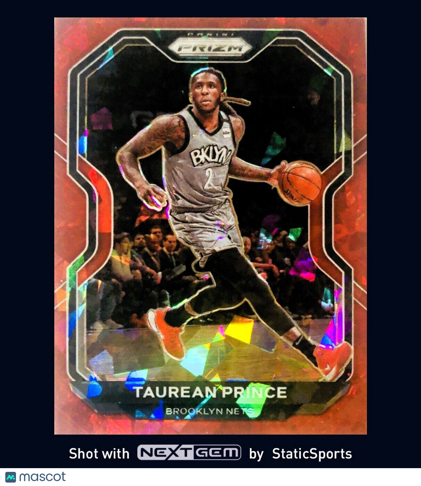 Taurean Prince - 2020 Panini Prizm-Red Cracked Ice, #150