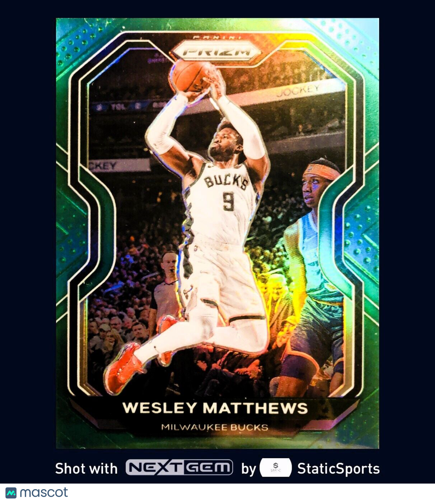 Wesley Matthews - 2020 Panini Prizm-Prizm Green, #168