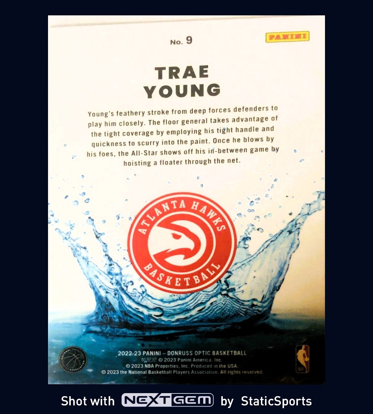 Trae Young - 2022 Donruss Optic-Splash, #9