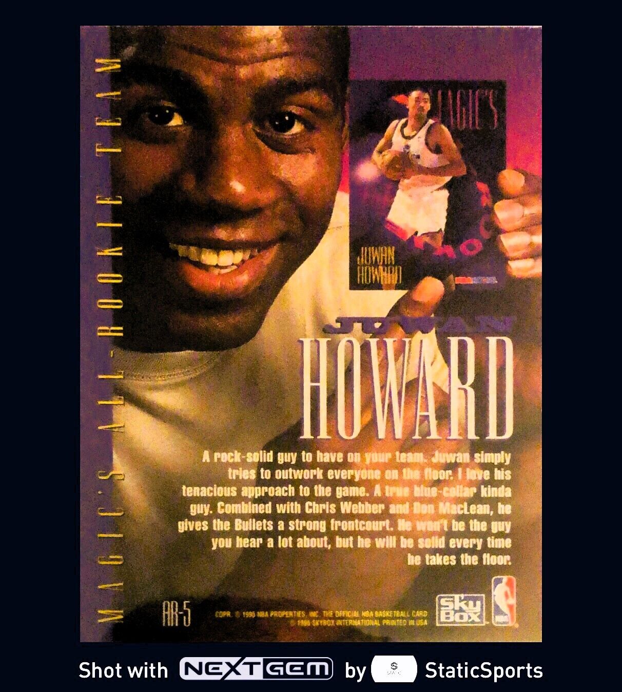 Juwan Howard - 1994 Hoops Magics All-Rookie Team #AR-5