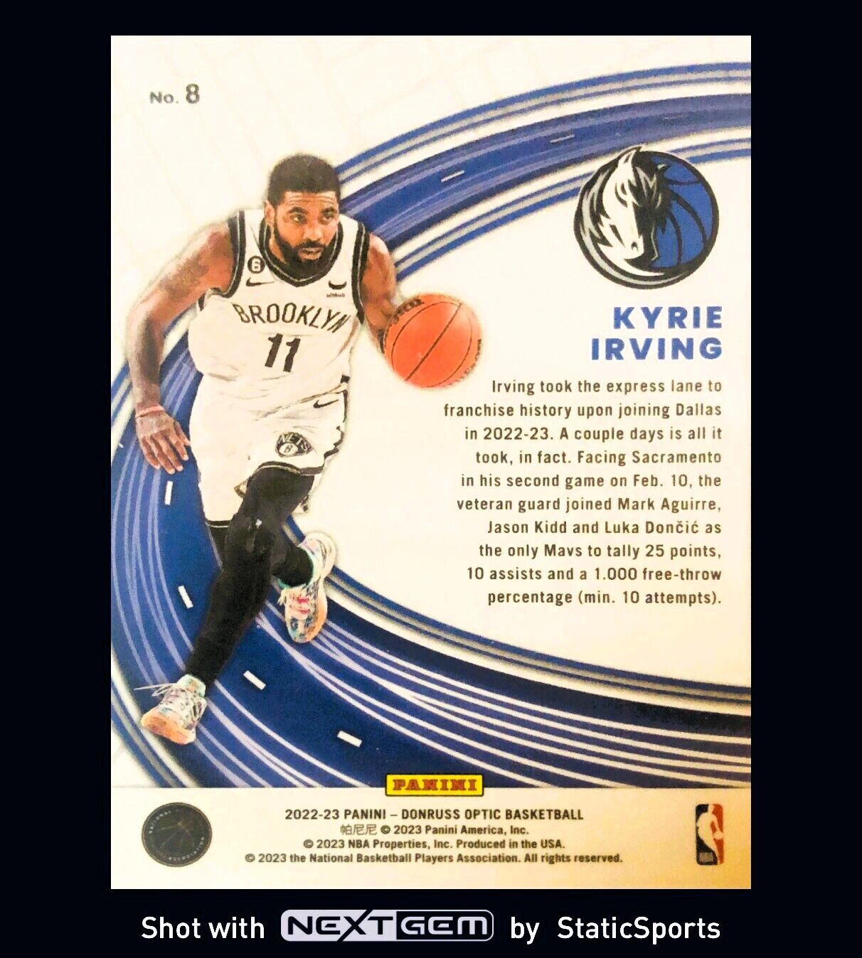 Kyrie Irving - 2022 Donruss Optic-Prizm Express Lane, #8