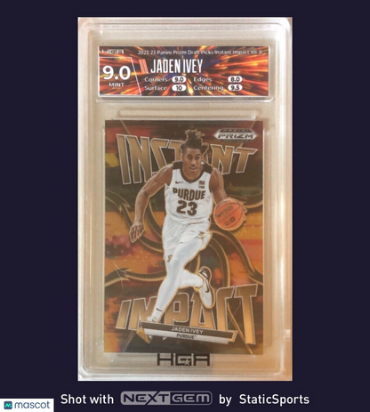 2022-23 Panini Prizm Draft Picks FOTL Jaden Ivey - Instant Impact - HGA 9