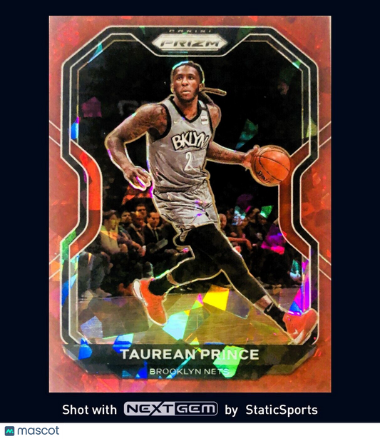 Taurean Prince - 2020 Panini Prizm-Red Cracked Ice, #150
