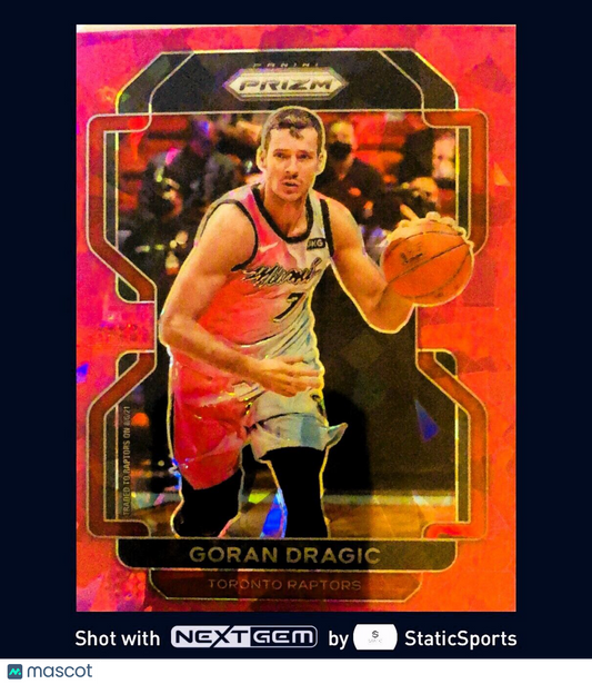 Goran Dragic - 2021 Panini Prizm-Prizm Red Cracked Ice #204