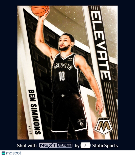 Ben Simmons - 2021 Panini Mosaic-Elevate, #12