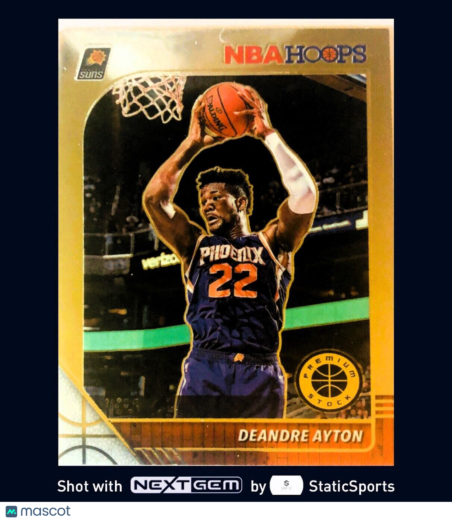 Deandre Ayton - 2019 NBA Hoops Premium Stock Base, #150