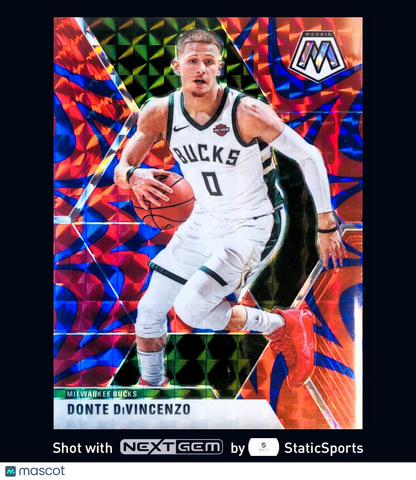 Donte DiVincenzo - 2019 Panini Mosaic-Prizm Mosaic Reactive Blue, #135