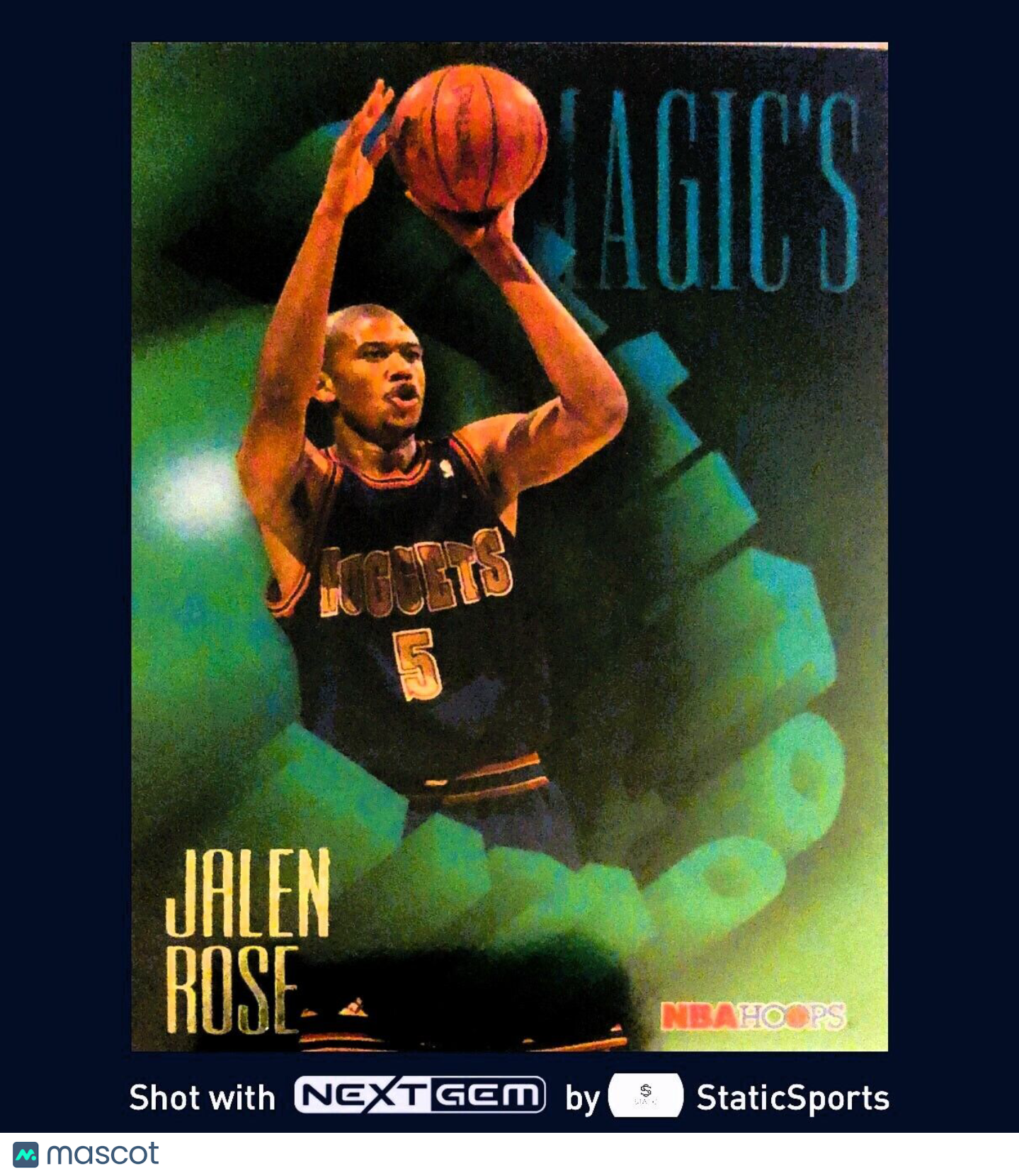 Jalen Rose - 1994 Hoops Magics All-Rookie Team #AR-9