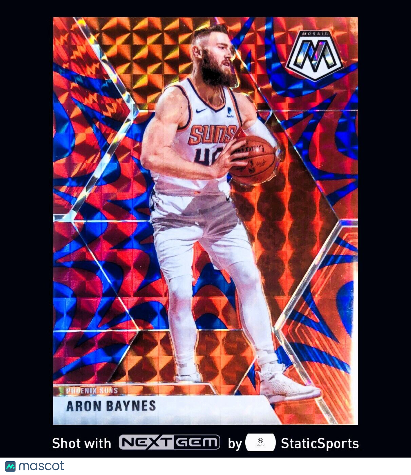 Aron Baynes - 2019 Panini Mosaic-Prizm Mosaic Reactive Blue, #178