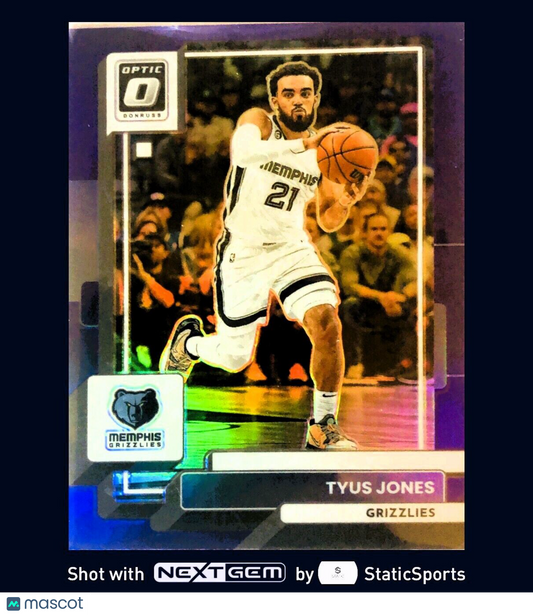 Tyus Jones - 2022 Donruss Optic-Prizm Purple #184
