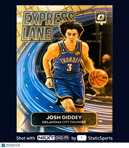 Josh Giddey - 2022 Donruss Optic -Express Lane, #24