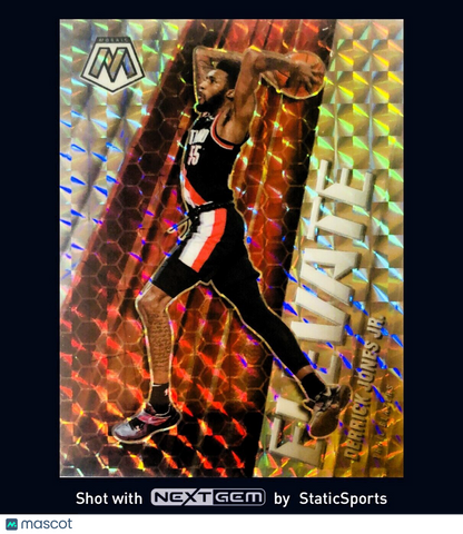 Derrick Jones Jr. - 2020 Panini Mosaic-Prizm Mosaic Elevate Silver, #4