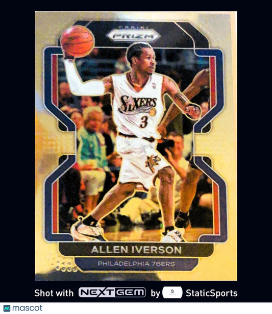 Allen Iverson - 2021 Panini Prizm-Base Set #255