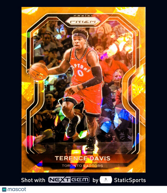 Terence Davis II - 2020 Panini Prizm-Prizm Orange Cracked Ice, #197