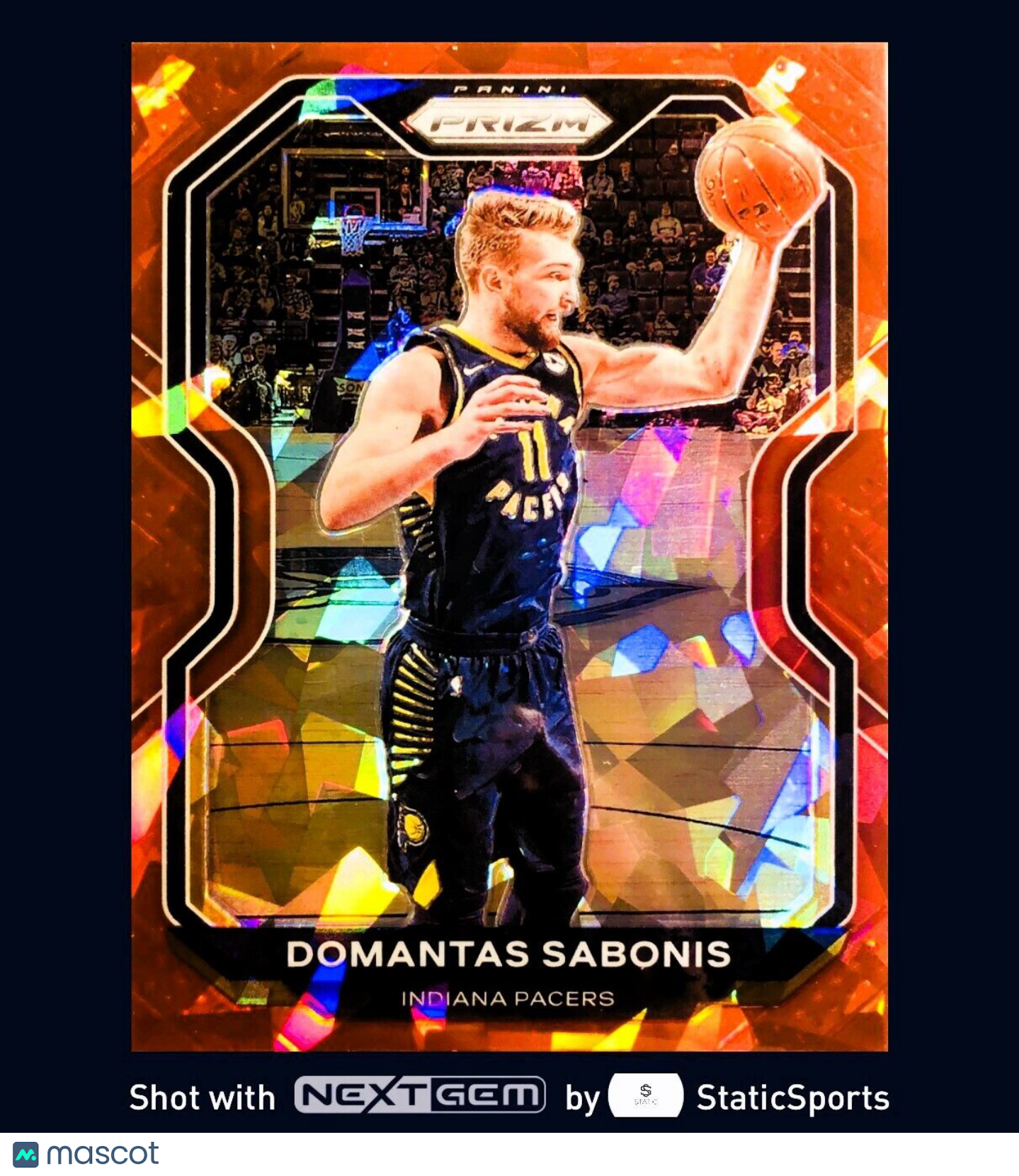 Domantas Sabonis - 2020 Panini Prizm-Prizm Red Cracked Ice, #23