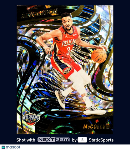 CJ McCollum - 2022 Panini Revolution-Fractal, #64