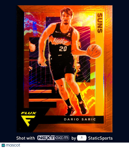 Dario Saric - 2020 Panini Flux-Prizm Red, #144