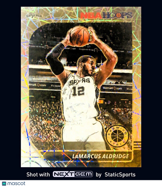 LaMarcus Aldridge - 2019 Hoops Premium Stock-Prizm Laser, #171