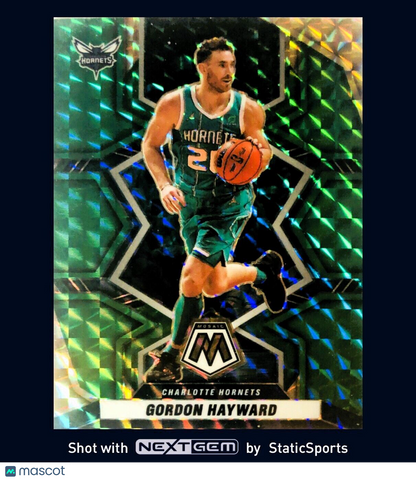 Gordon Hayward - 2021 Panini Mosaic-Prizm Mosaic Green #132