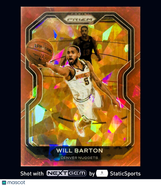 Will Barton - 2020 Panini Prizm-Prizm Red Cracked Ice #79