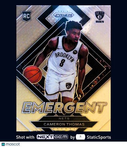 Cameron Thomas - 2021 Panini Prizm-Emergent/Rookie Card #4