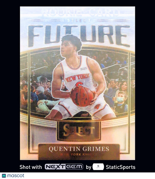 Quentin Grimes - 2021 Panini Select-Prizm Select Future Silver, #1