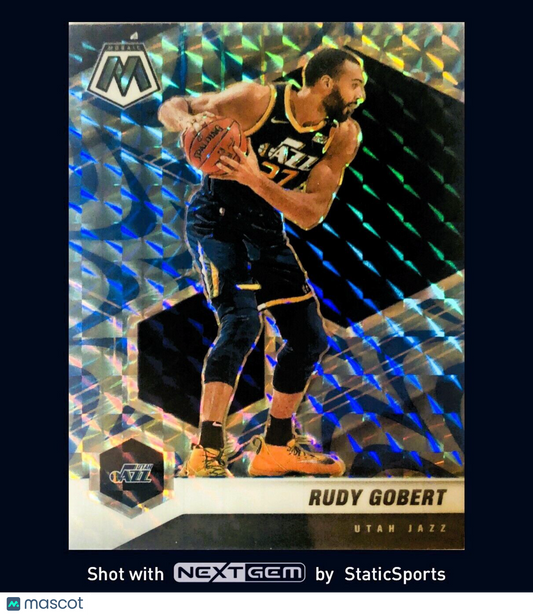 Rudy Gobert - 2020 Panini Mosaic-Prizm Reactive Blue, #58