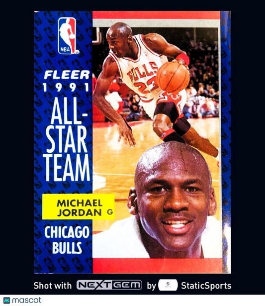 Michael Jordan - 1991 Fleer-All Star Team, #211