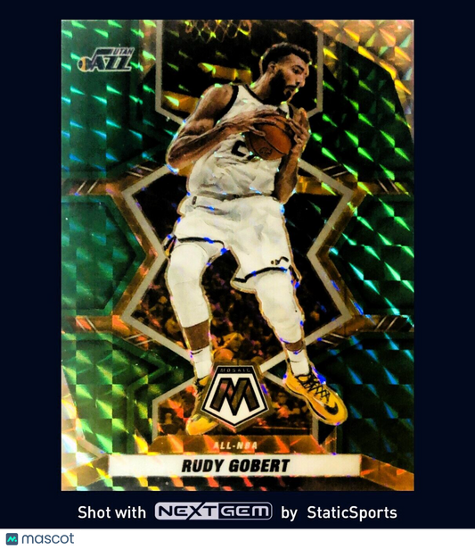 Rudy Gobert - 2021 Panini Mosaic-Prizm Mosaic Green, #293