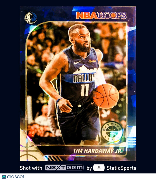 Tim Hardaway Jr. - 2019 Hoops Premium Stock-Prizm Blue Cracked Ice, #41