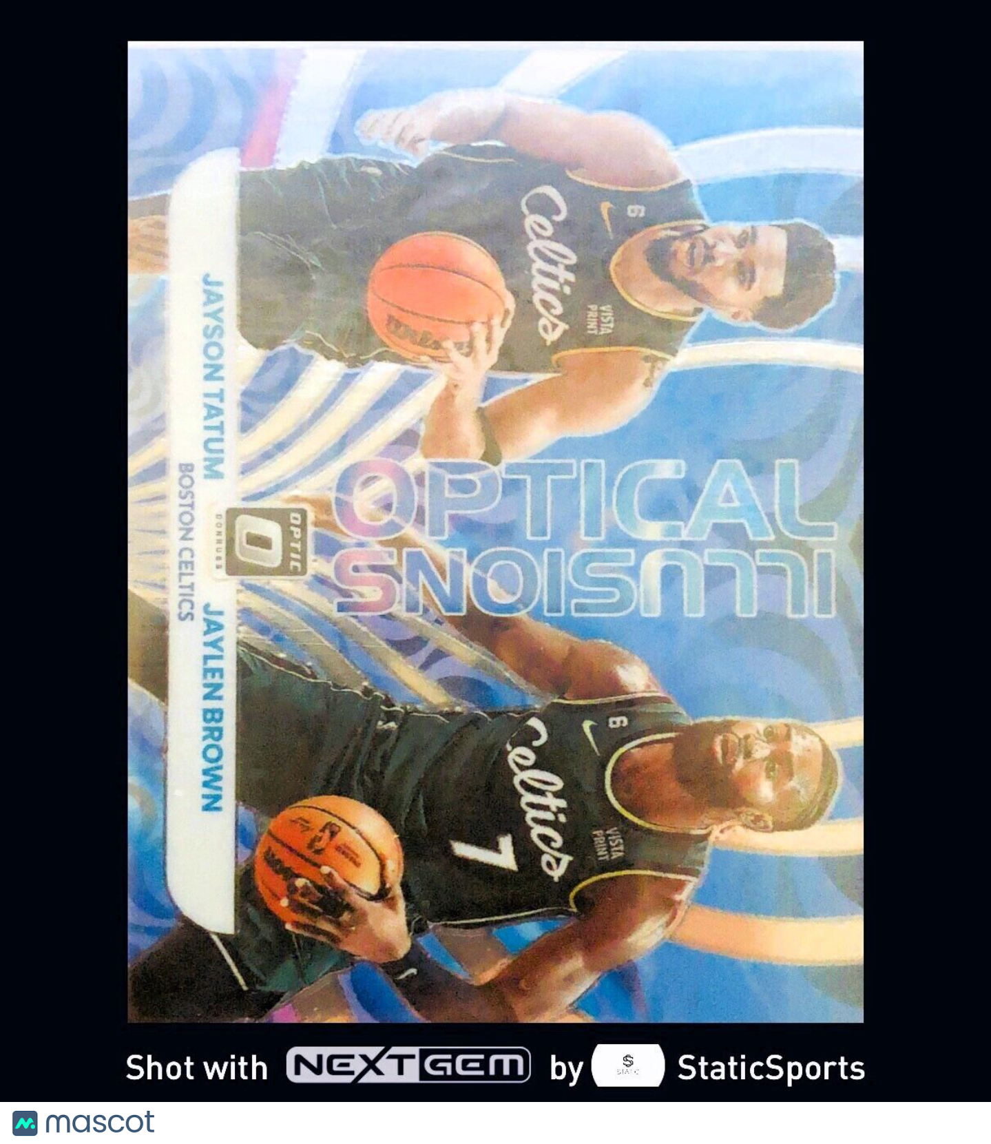 Jayson Tatum/Jaylen Brown - 2022 Donruss Optic-Optical Illusions, #2