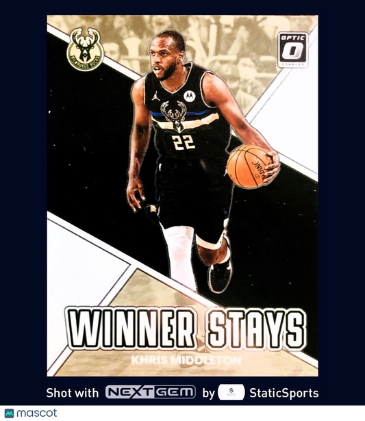 Khris Middleton - 2022 Donruss Optic-Winner Stays, #10