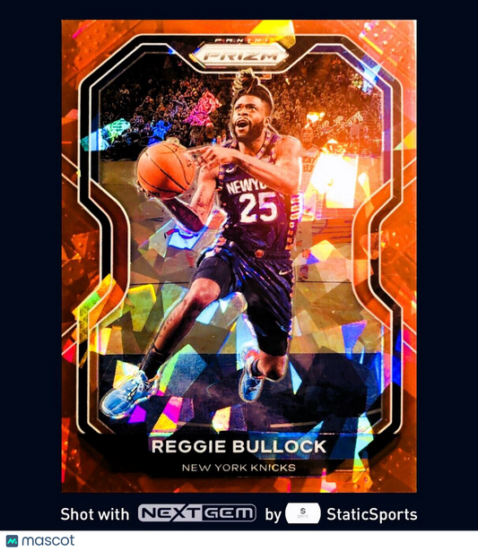 Reggie Bullock - 2020 Panini Prizm-Prizm Red Cracked Ice,  #90