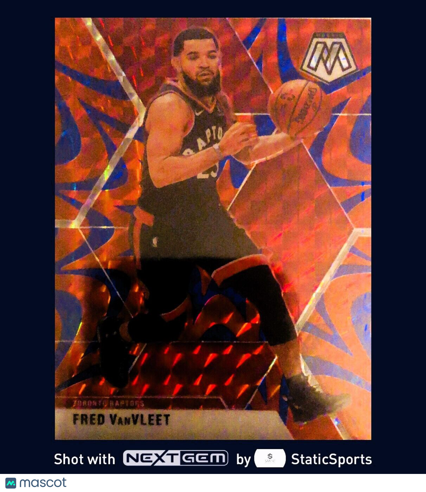 Fred VanVleet - 2019 Panini Mosaic-Prizm Mosaic Reactive Blue, #9