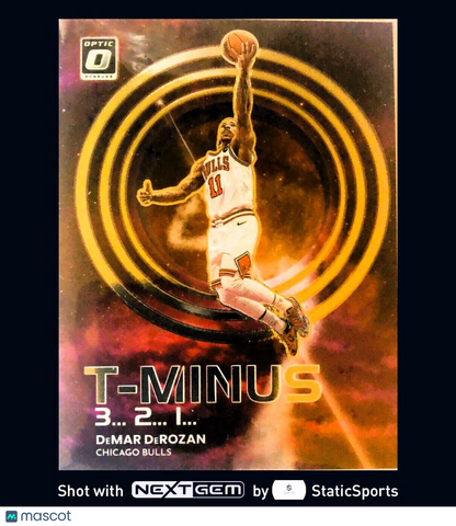 DeMar DeRozan - 2022 Donruss Optic, T-Minus 3…2…1, #1