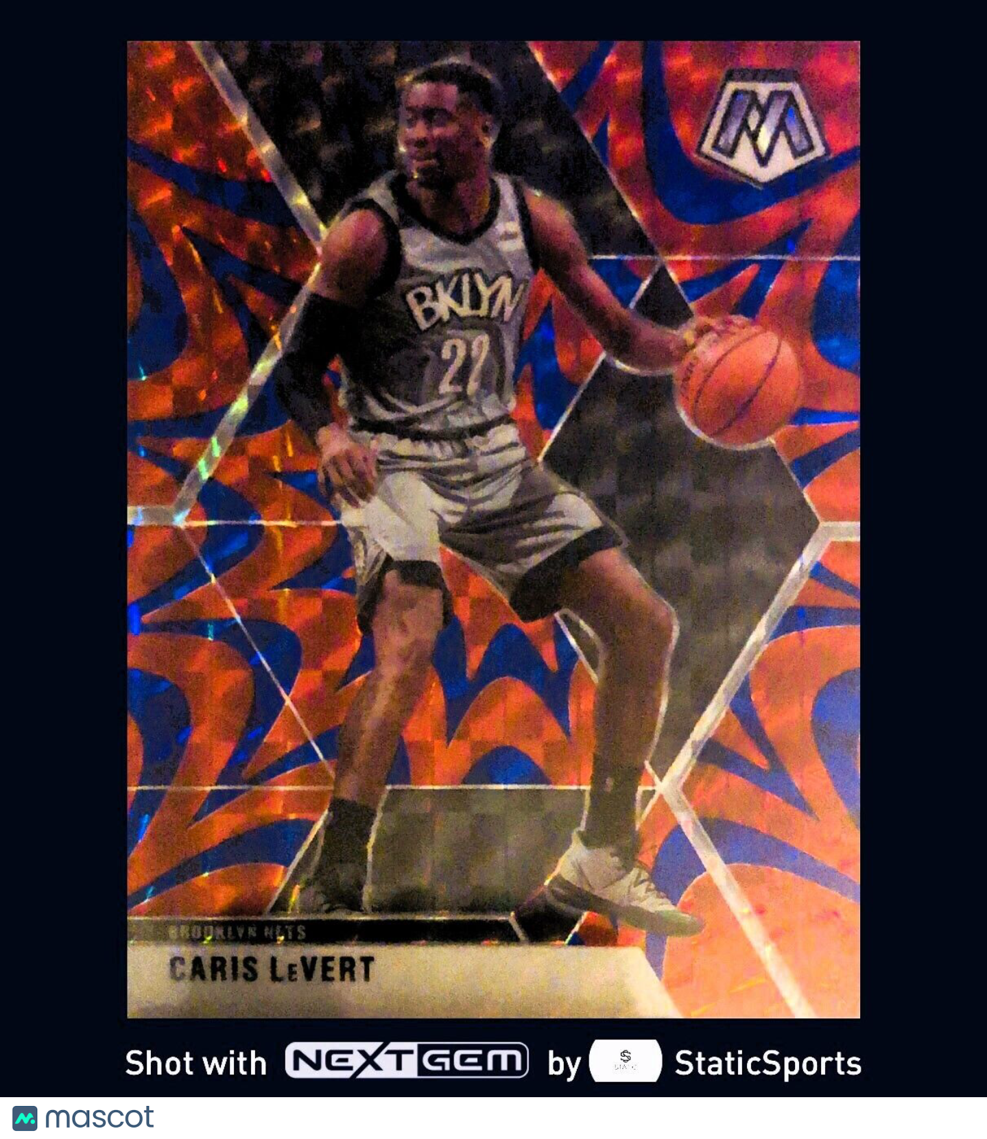 Caris LeVert - 2019 Panini Mosaic-Prizm Mosaic Reactive Blue, #51