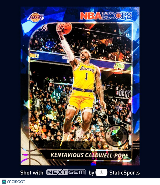 Kentavious Caldwell-Pope - 2019 Hoops Premium Stock-Prizm Blue Cracked Ice, #272