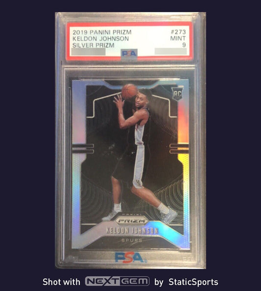 2019 Keldon Johnson - Panini Prizm Silver #273 Rookie Card Mint PSA 9