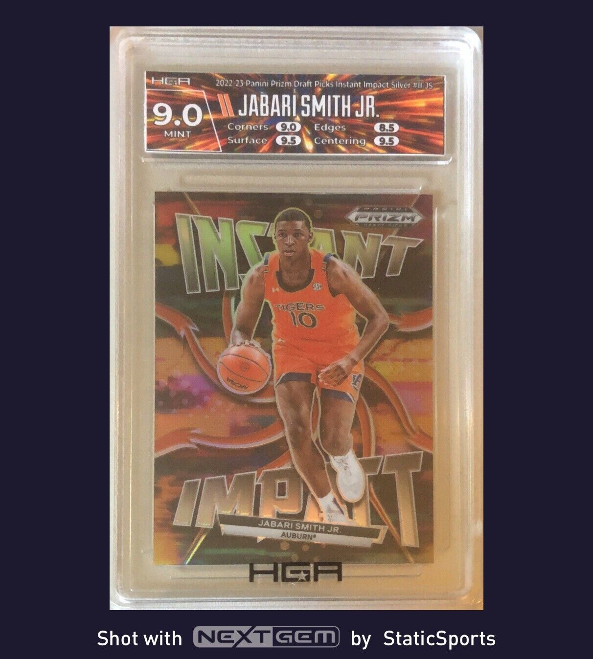 Jabari Smith Jr. - 2022-23 Prizm Draft Picks FOTL-Instant Impact Silver #II-JS