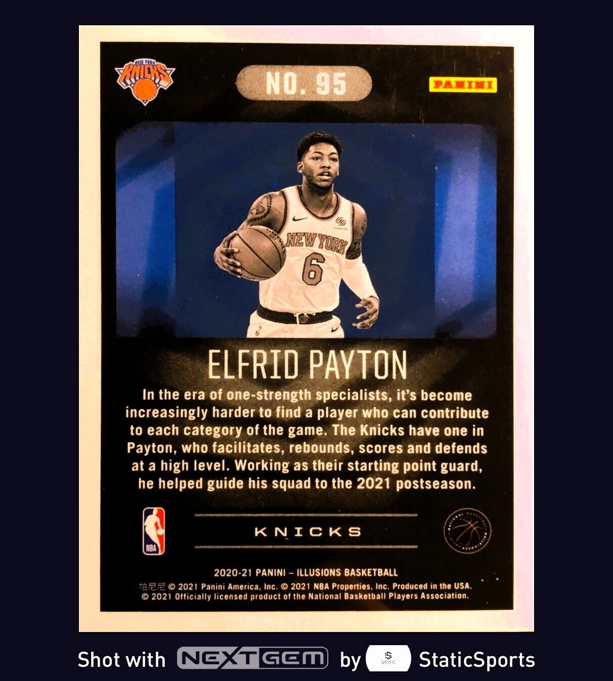 Elfrid Payton - 2020 Panini Illusions-Base Set/Blue, #95