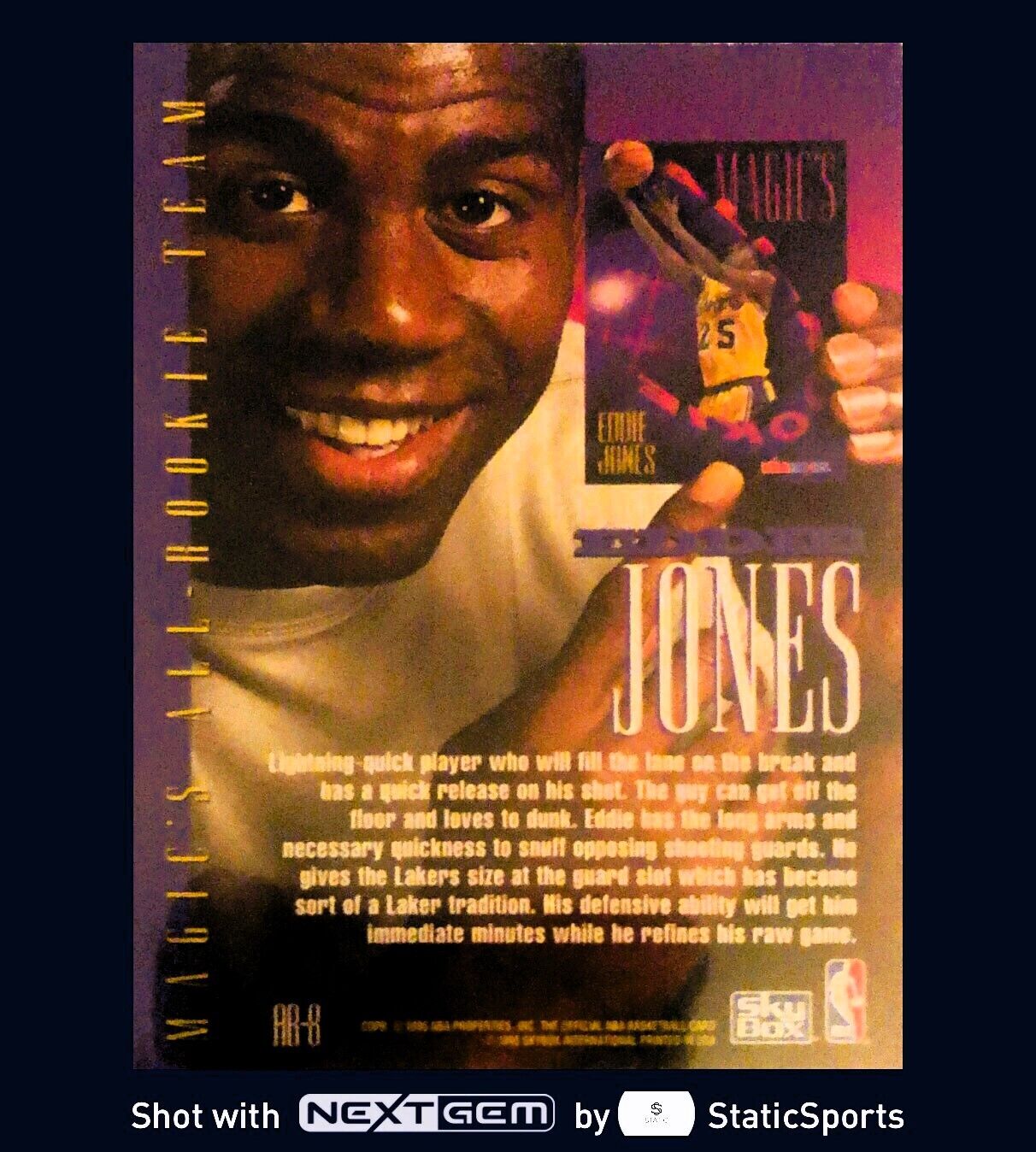 Eddie Jones - 1994 Hoops Magics All-Rookie Team #AR-8